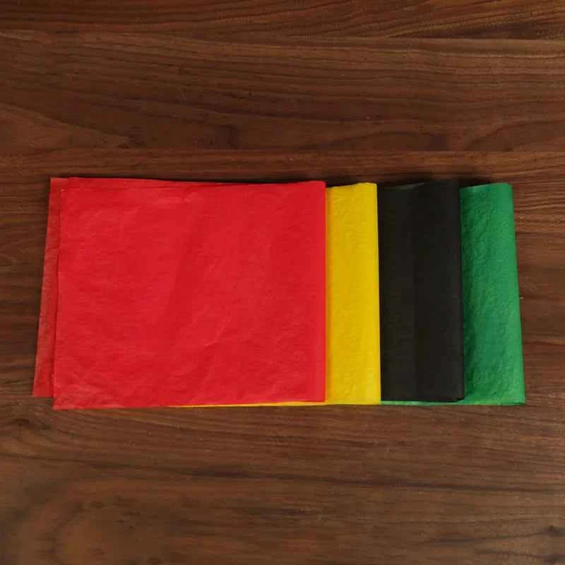 10pcs 50*20 color magic rose paper Professional Magician Props Stage Magic Tricks Floating Rose