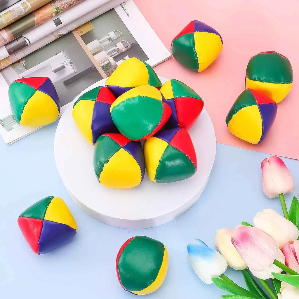 6 PCS Juggling Balls for Beginners Soft Juggle Ball Kit Easy-to-Handle Mini Juggling Balls Perfect for Fun and Stress Relief - Big Tim's Magic Emporium