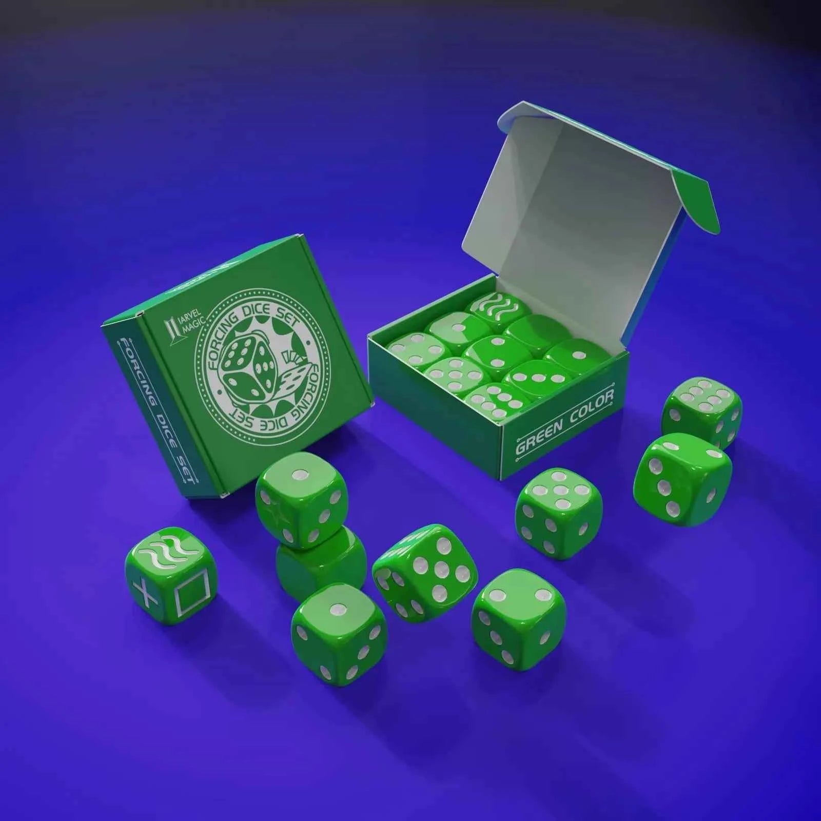 Forcing Dice Set (8 Colors,No Instructions) Magic Tricks Force a Number Magia Close Up Parlor Illusions Gimmicks Mentalism Props