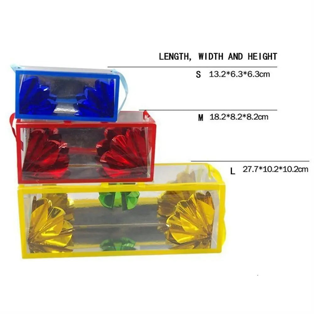 Magic Tricks Dream Bag Trick Performance Appearing Flower Box Paper Bag Flower Box Children Gifts