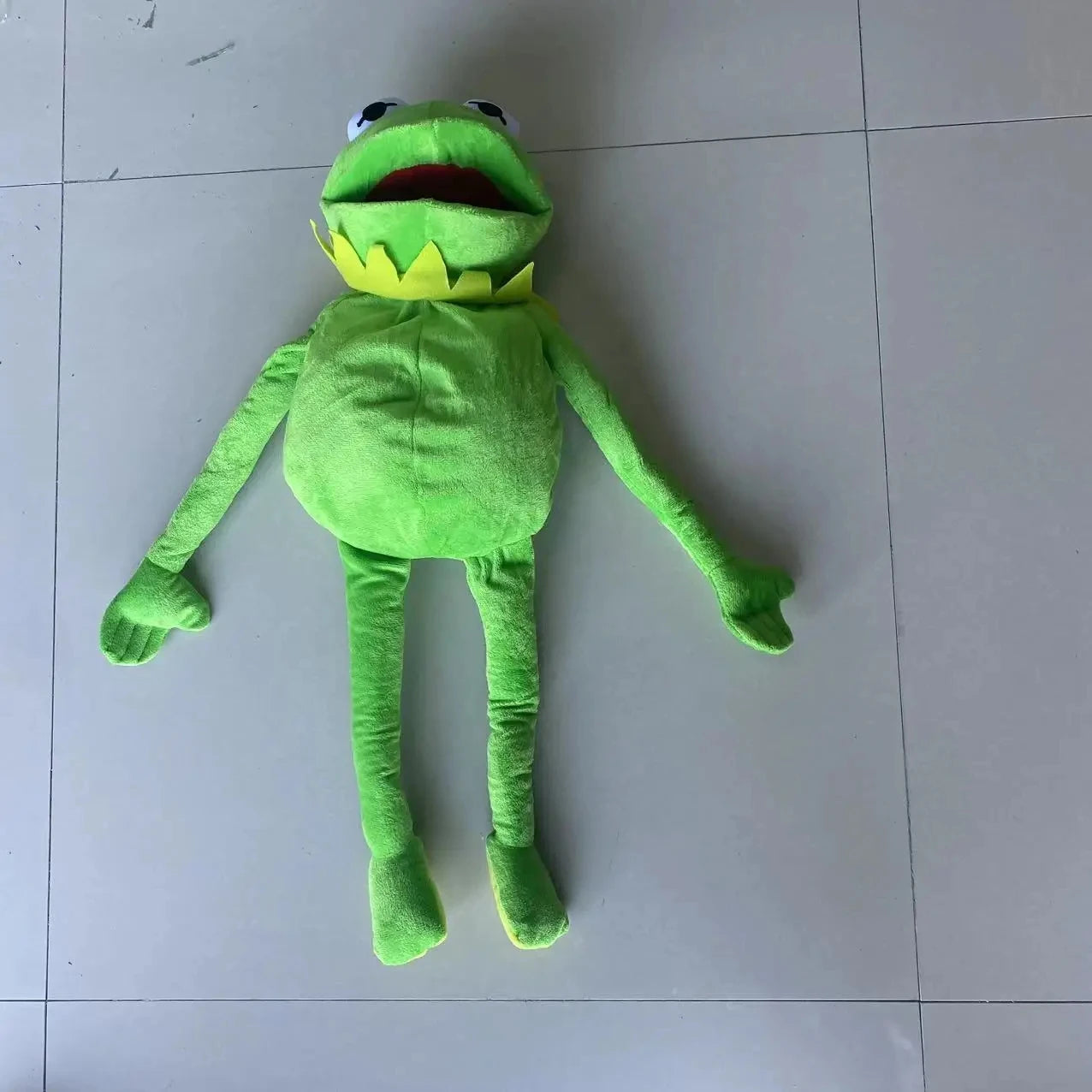 Kermit The Frog Funny Plush Doll Hand Puppet Schoolbag Frog Animal Plush Toy Big Doll Ventriloquist Performance Props For Baby - Big Tim's Magic Emporium