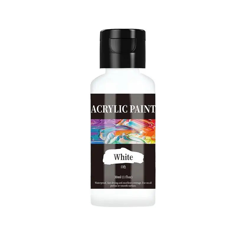 High-Quality 30 Ml/Bottle Acrylic Paint Colors Dyestuff Paint For Fabric Clothing Painting For Leather DIY Pigment Graffiti