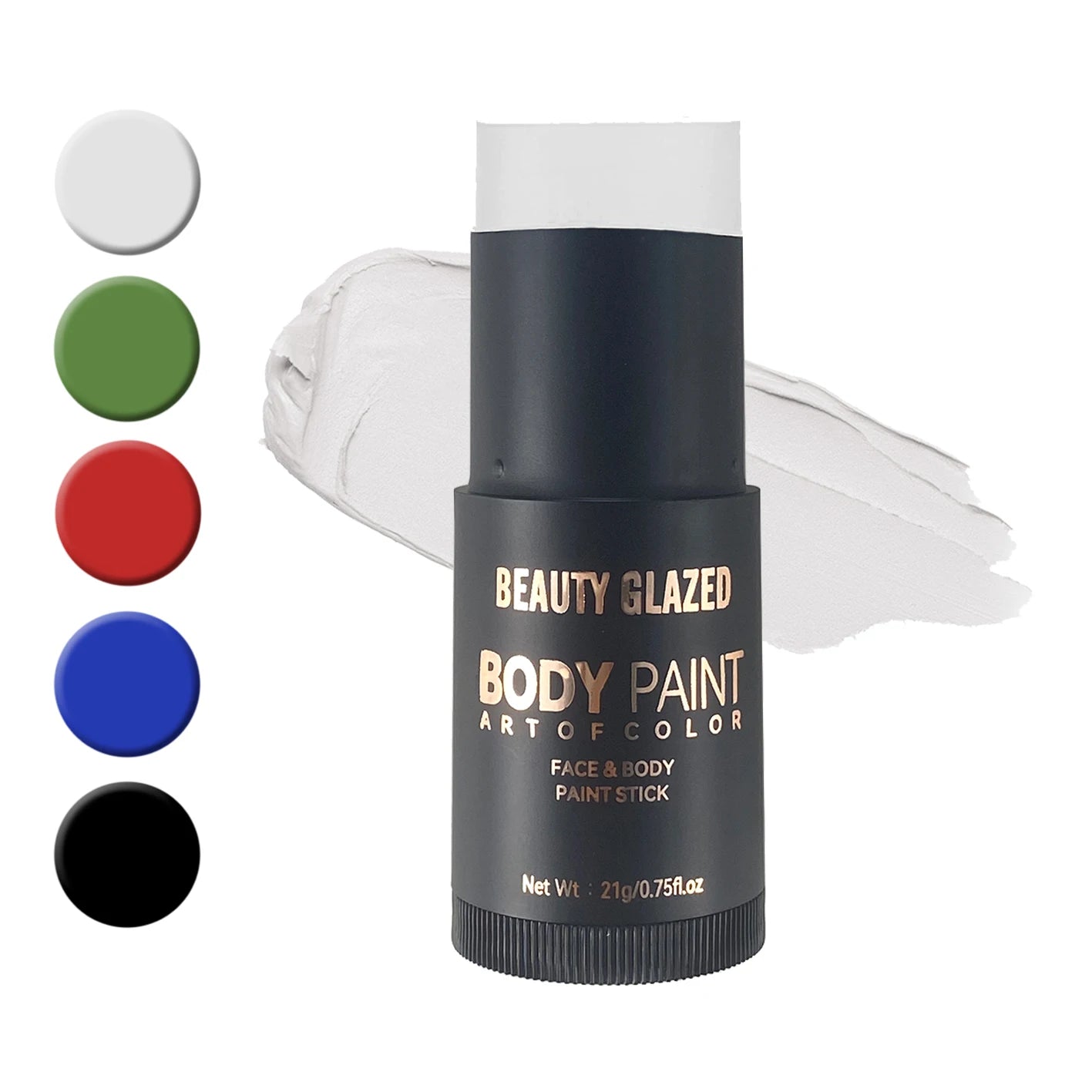 5 Colors Face &Body Paint, Non-Toxic,Professional Painting Kit For Party, Cosplay,Safe For Sensitive Skin,Mardi Gras Makeup