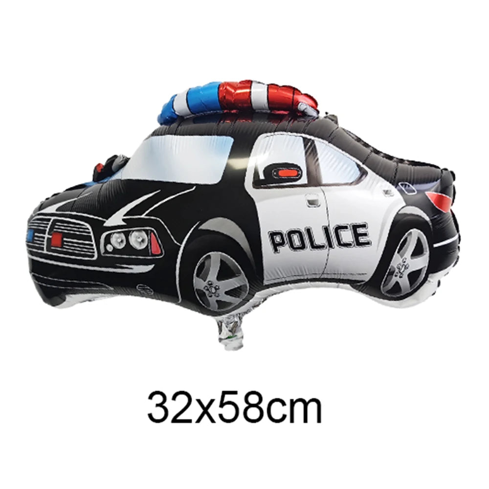 Police Party Foil Balloons Children Gifts Boys Birthday Balloons Police Party Supplies Birthday Party Police Themed Party Decors - Big Tim's Magic Emporium