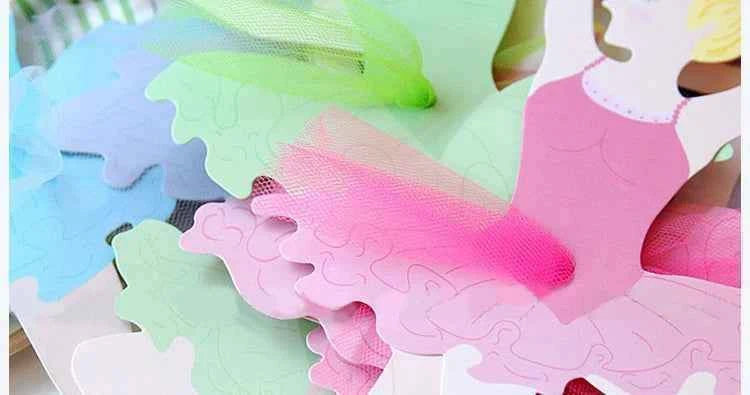 1Set Ballet Girl Dancing Bunting Banner Ballerina Paper Flag Wedding Hanging Streamer DIY Supplies Party Favors Birthday Decor