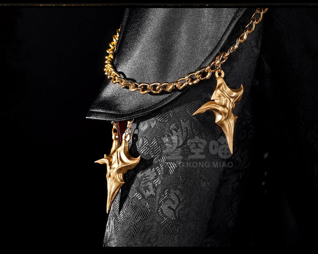 Love and Deepspace Xavier Rafayel Zayne Sylus Cosplay Costume The Dark Eclipse King Cloak Coat Prop Armor Crown Halloween Suit - Big Tim's Magic Emporium