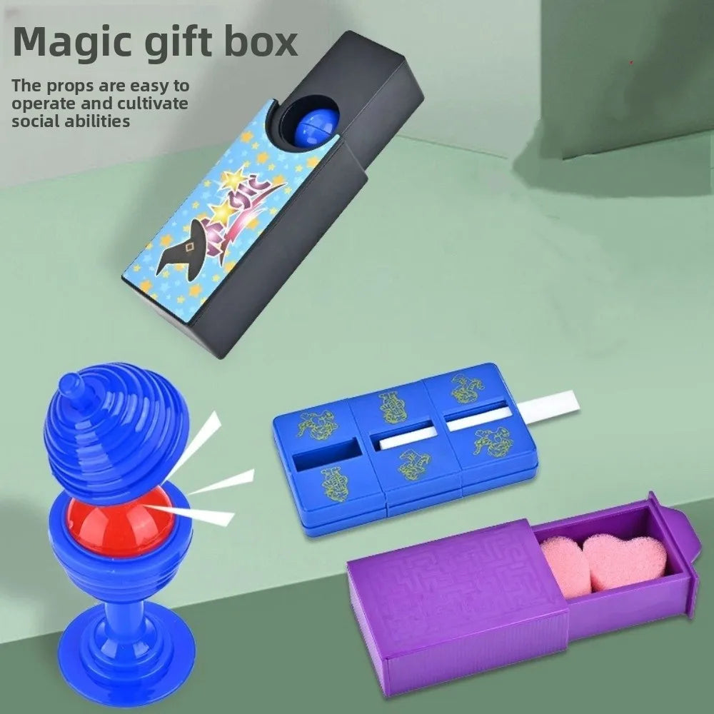 Cool Magic Purple Magic Box Trick Performance Mystery Magic Show Props Plastic Magic Show Magic Trick Props for Kids Teens - Big Tim's Magic Emporium