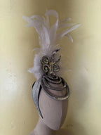 The Stardust Dionysia – Pure White Feather Carnival & Masque Ball Headdress