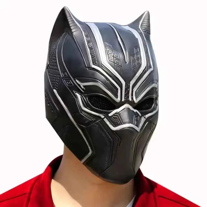 Cosplay Movie Helmet Movie Props Live Black Panther Mask Christmas Roleplaying Mask Silicone Realistic Mask Cosplay Panther Mask