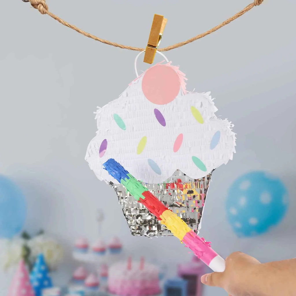 Ice Cream Pinata, Pinata Decoration, Candy Party Pinata w/ PVC Stick  Ice Cream Cake Pinata for Party Decoration Pinata