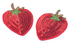 Sparkling Cherry & Fruit Sequined Nipple Pasties Set