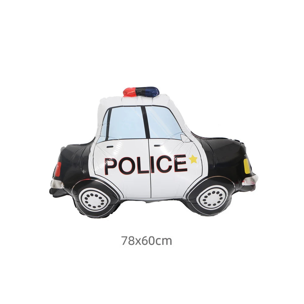 Police Party Foil Balloons Children Gifts Boys Birthday Balloons Police Party Supplies Birthday Party Police Themed Party Decors - Big Tim's Magic Emporium