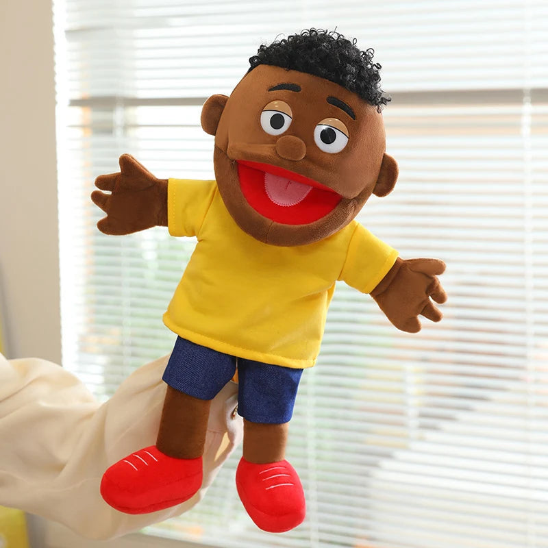 Family Hand Puppets – 38cm Plush Character Puppets for Storytelling & Role Play - Big Tim's Magic Emporium