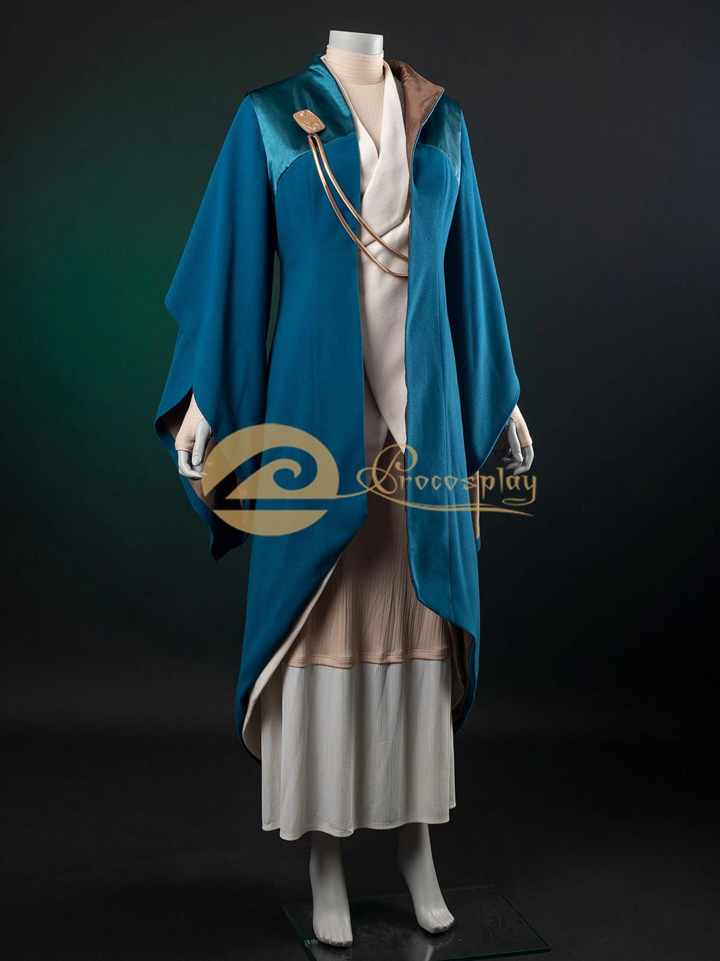 Mon Mothma Cosplay Costume | Women's TV Outfit for Halloween & Roleplay - Big Tim's Magic Emporium