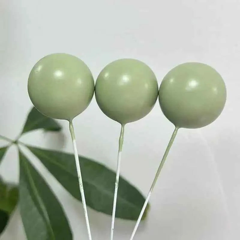 51Pcs Bear Cake Toppers Gold Green Cake Topper Balls for Happy Birthday  Decoration Baby Shower Baptism Birthday Party supplies