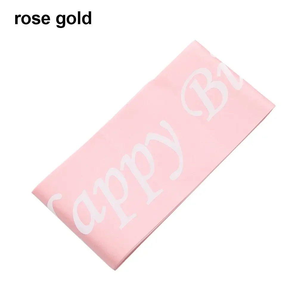 2025 Bachelor Gifts Party Decoration Happy Birthday Sash Party Favors Etiquette belt