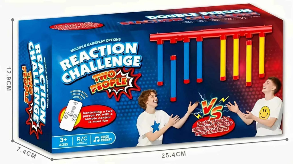 2-Player Challenge Falling Sticks Game for Training Reaction Ability Party Games Educational Parent-Child Interactive Toy Sports