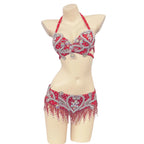 The Stardust Oasis Sirena – Deluxe Crystal & Beaded Belly Dance Bra & Belt 2-Piece Costume Set