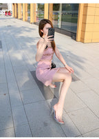 The Stardust Mirage Stiletto Mule – Clear Pointed-Toe Illusion Heel