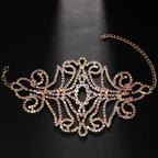 AB Rhinestone Wrap Snap Bracelet