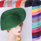 30cm Teardrop Sinamay Fascinator Base DIY Millinery Headpiece Cocktail Hat Mold