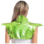 Metallic Gothic Armor Shoulder Shrug Steampunk Pauldron Collar Stage Costume