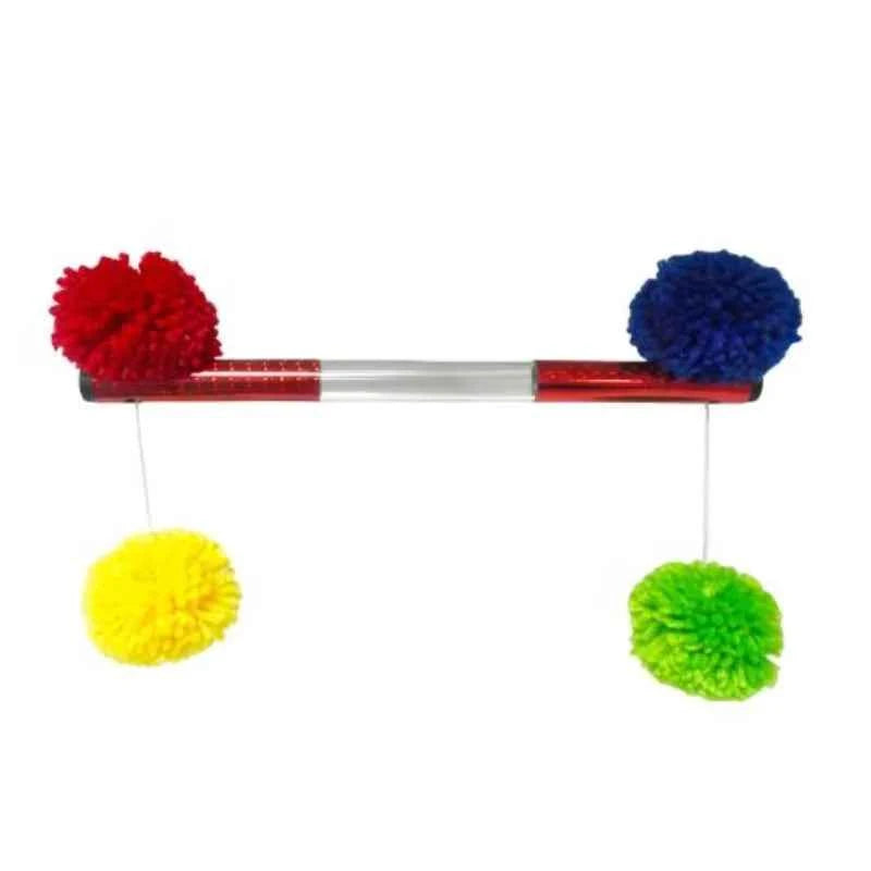 Crystal Pom Pom Wand Stage Magic Trick Gimmick Party Magic Props Illusion Funny Magician Classic Magia Balls Moving Professional