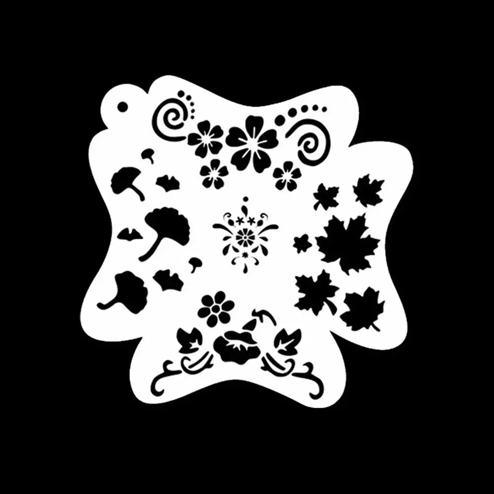 Face Paint Stencils Professional Body Art Paint Stencils Reusable for Adults Kids Easily Use Templates for Parties Makeup Tools