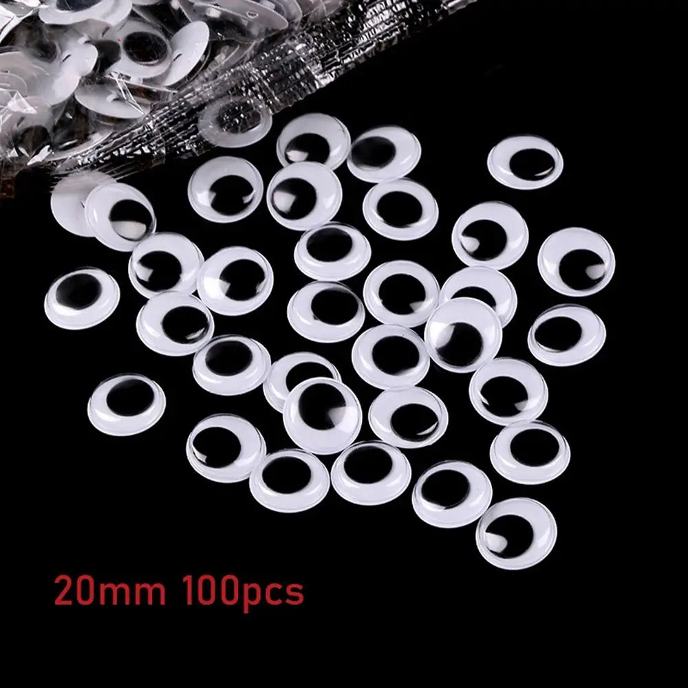 100 PCS Puppet Making DIY Craft  Parts 's Eyes Dinosaur Eye Creative gift  Accessories
