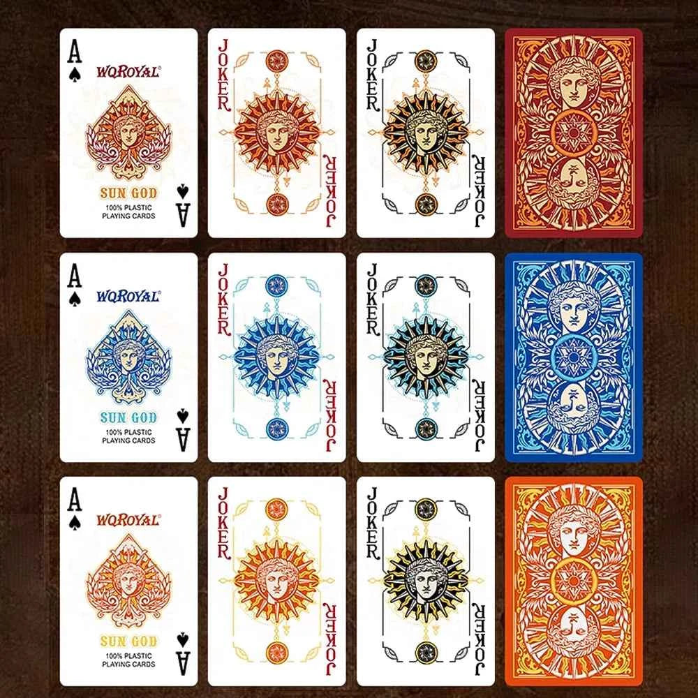 Creative Collection Playing Cards Vintage Classic Poker PVC Waterproof Deck of Cards  for Parties, Gatherings and Collections