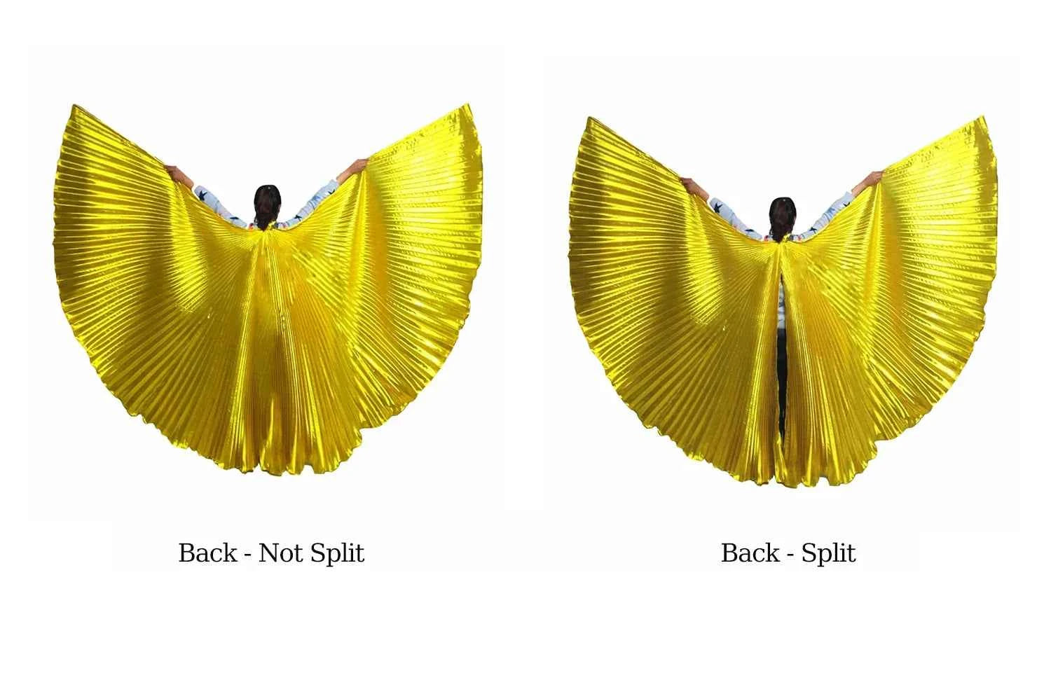 Oriental Style Dance Accessories Stage Performance Props Egyptian Wings 300 Degrees Belly Dance Isis Wings with Sticks