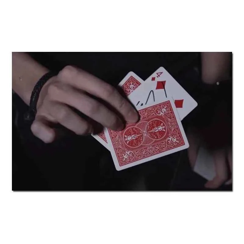 TRAPPED 2.0 (Gimmick Cards) By The Knuckle Flash Ghost Card Magic Tricks Props Poker Magic Show Close Up Magia Illusion Magician