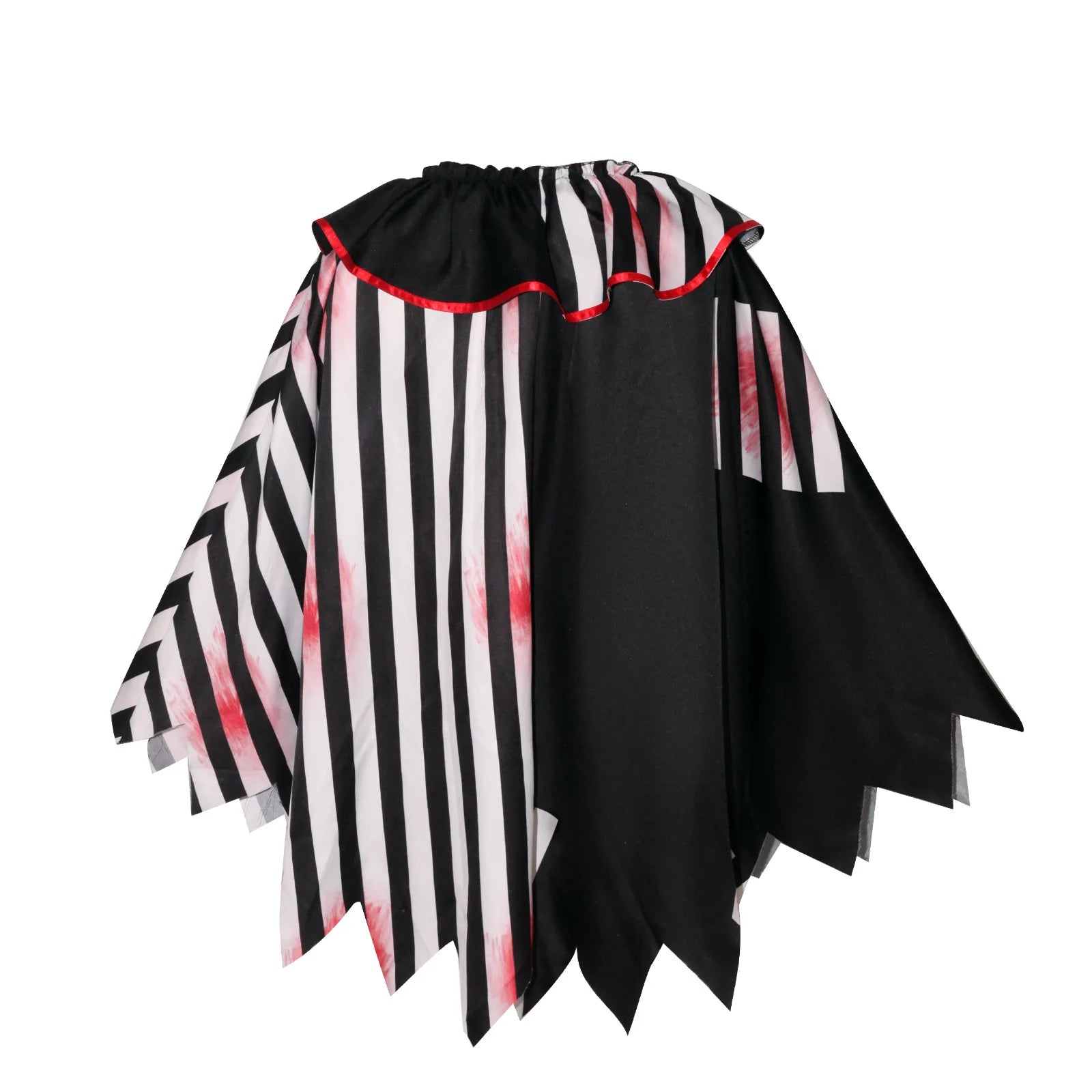 Horror Clown Cos Costume Halloween Women's Black and White Cloak Masquerade Adult Cosplay Role-playing Costume - Big Tim's Magic Emporium