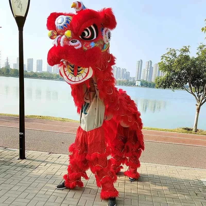 lion dance props complete set of lion dance adult full set of double single