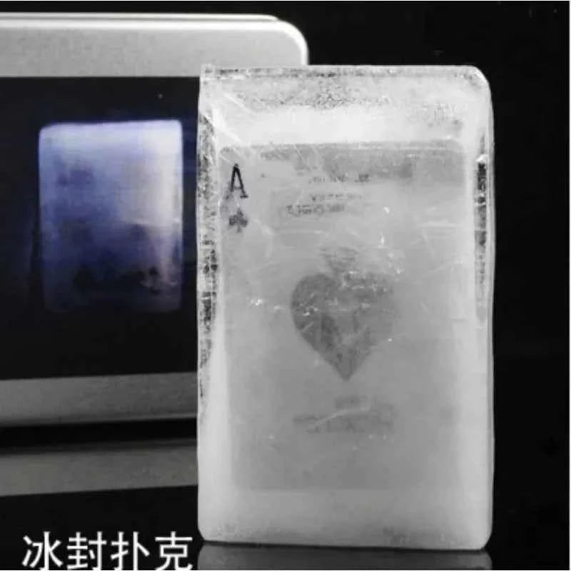 Re-Maxed Iceolation Magic Tricks Fun Stage Magia Signed Card into Ice Magie Mentalism Illusion Gimmiick Props - Big Tim's Magic Emporium
