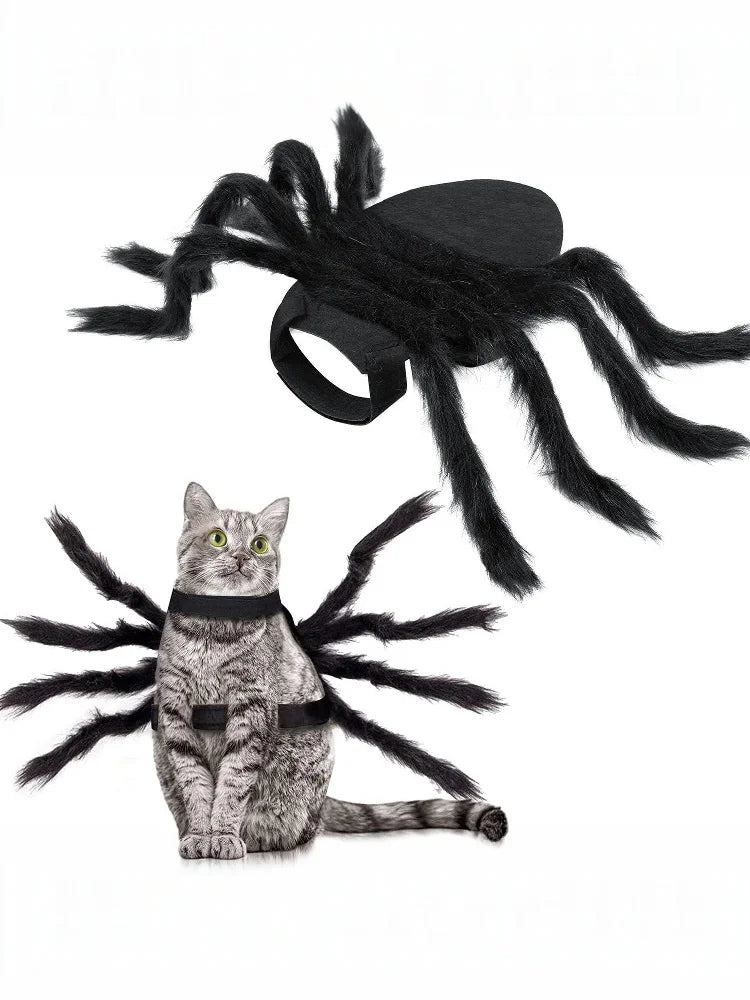 Pet Dog And Cat Costume Halloween Spider Transformation Outfit Pet Costume Pet Cat Dog Funny Cosplay Dress Up Clothes Costume