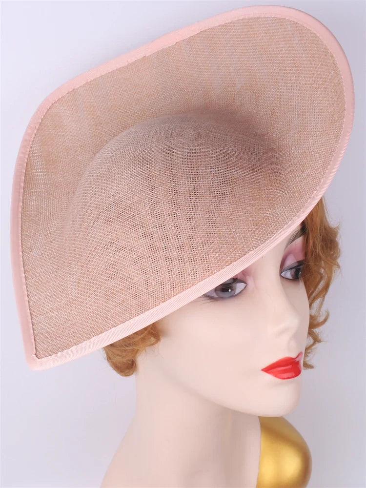 30cm Teardrop Sinamay Fascinator Base DIY Millinery Headpiece Cocktail Hat Mold