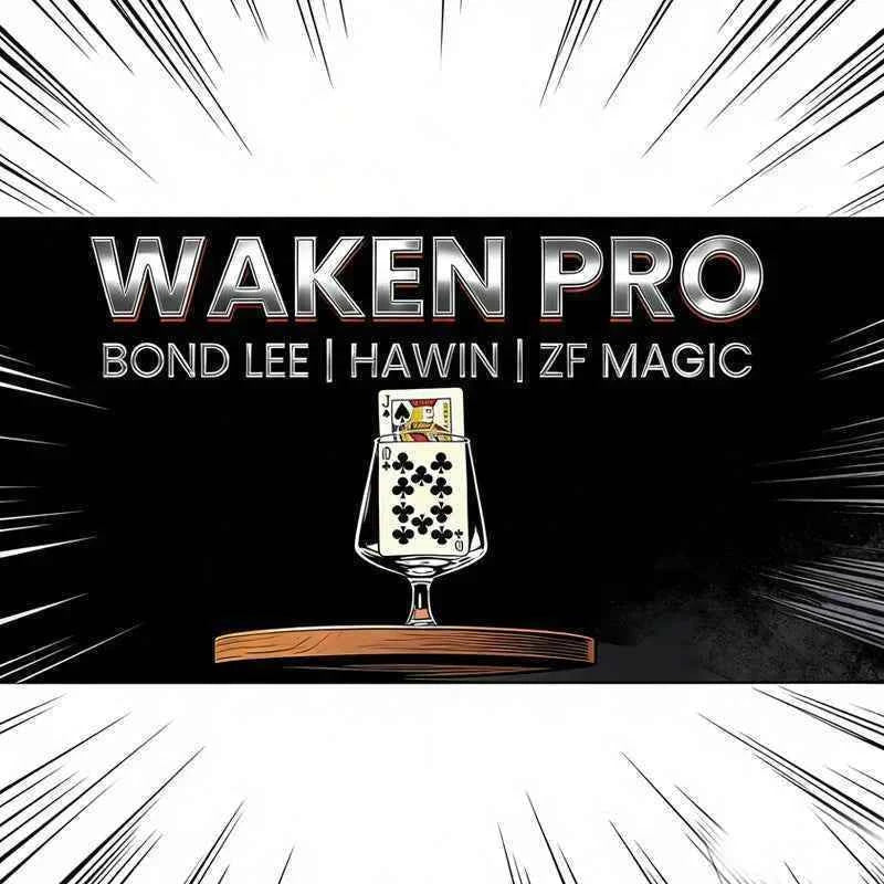 Professional Waken 2.0 Magic Deck – Haunted Cards Rising & Animated Effects Silent Close-up & Stage Illusions for Magicians