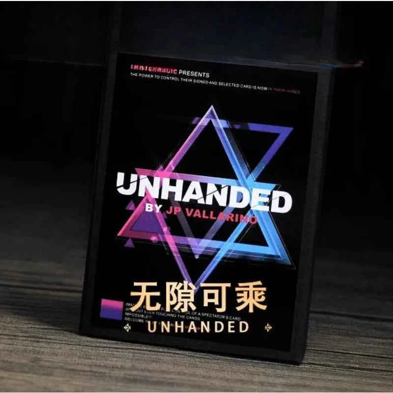 Gimmcks Unhanded by JP Vallarino Card MagicTricks Close Up Magic Visual Effect Magia Magie Magicians Prop Accessroy Illusions