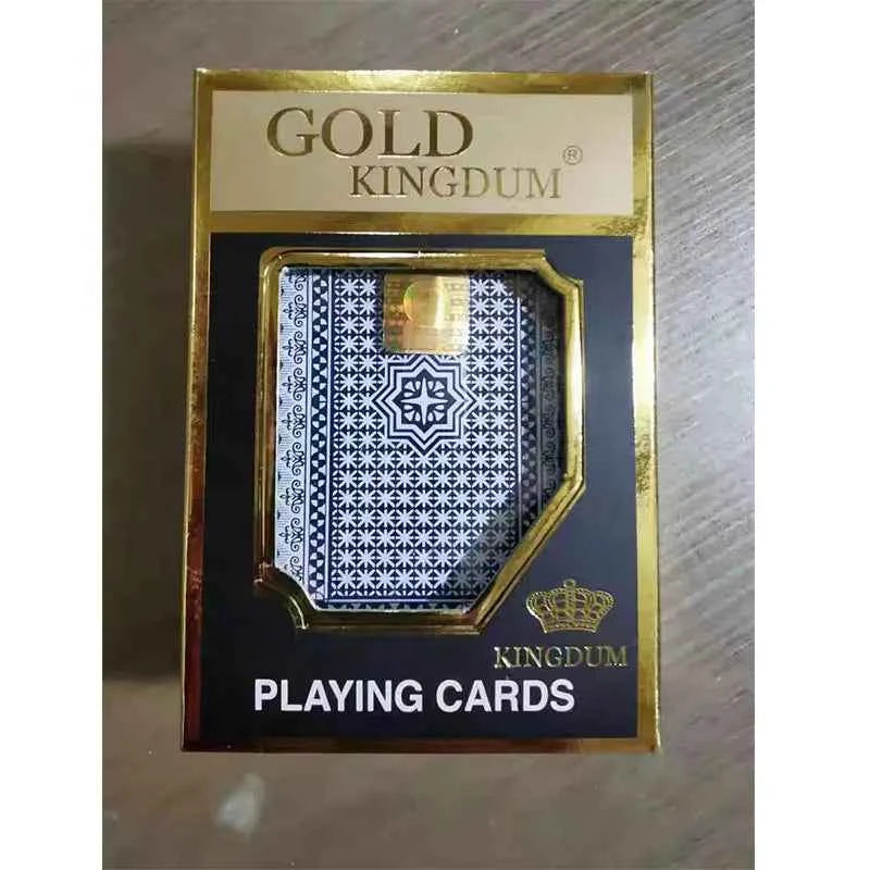 Marked Cards For UV Contact Lenses Magic Plastic Deck Funny Game Gold kingdum Anti Cheating Poker  Board Game
