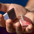 Quartet by Mark Mason Card Magic Tricks Folded Card Change Places Red Blue Change Magia Close-up Illusion Gimmick Mentalism Prop