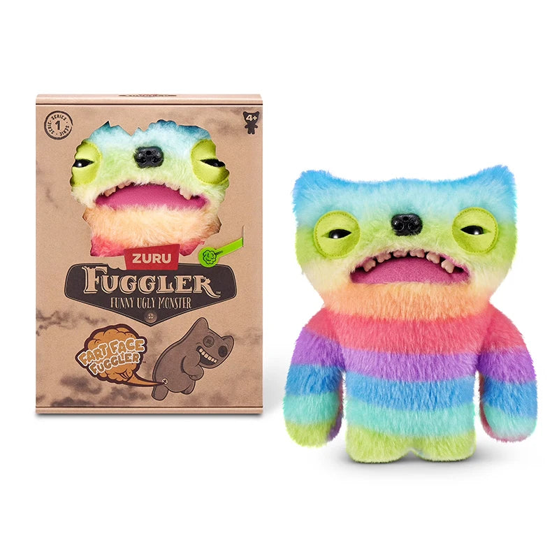 NEW Fuggler Ugly Monsters Fart Face Soft Plush Toys Butt Funny Tooth Monster Pets Dolls Stuffed Animal Toy Kids Gift Collectible
