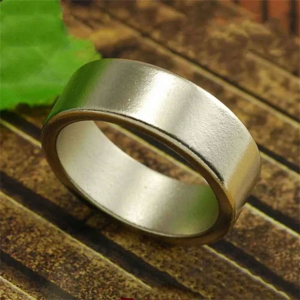 Magic Tricks Magnetic Magic Ring Gold Silver Plate Circular Arc Wizard PK Ring Performance 18mm/19mm/20mm/21mm Magician Ring - Big Tim's Magic Emporium