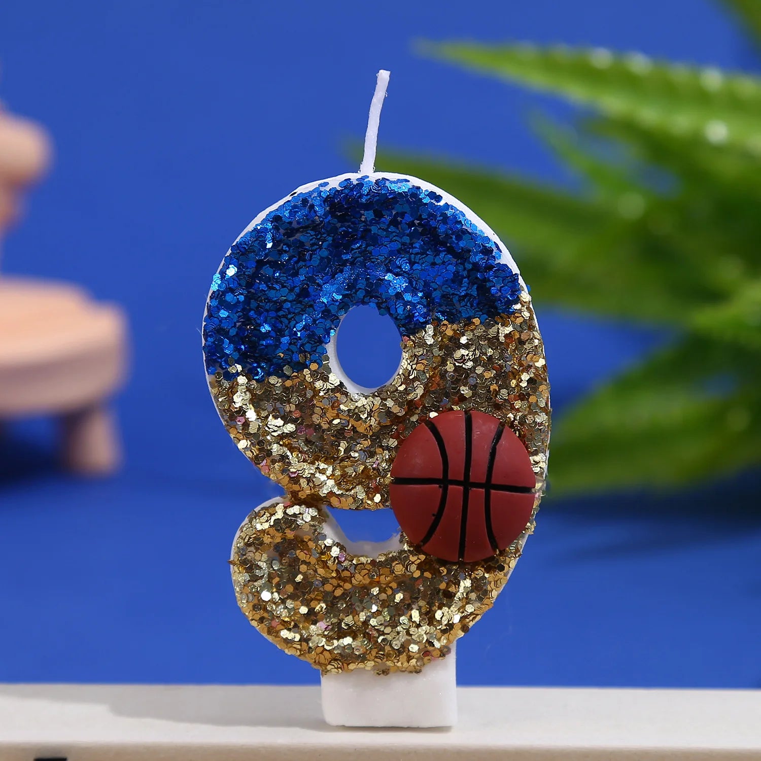 Basketball boy birthday candle holiday cake party creative digital candle