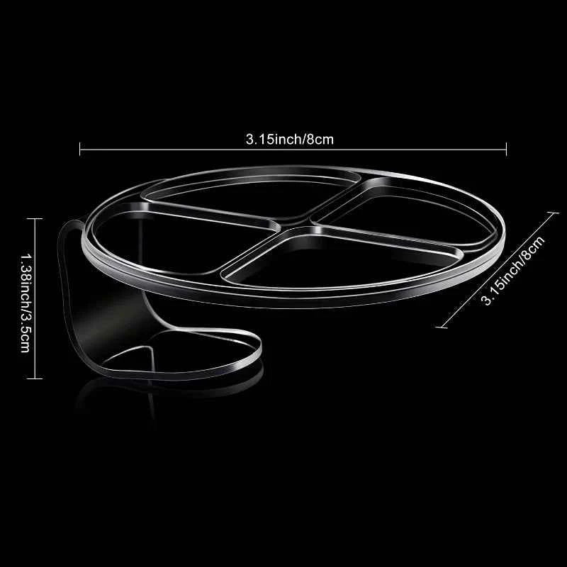 Hand Makeup Mixing Palette Makeup Hand-Held Palette Nail Art Manicure Palette Clear Makeup Palette For Mixing Foundation