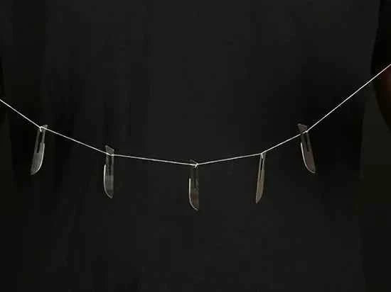 The Blade Mystery (Gimmick) Magic Tricks Fooling Magic Professional Magician Stage Street Illusion Prop Mentalism Horror Voodoo