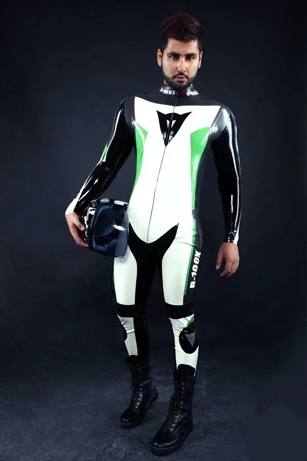 costume party Latex Rubber Gummi Ganzanzug sports uniforms Catsuit Suit cosplay Party Halloween - Big Tim's Magic Emporium