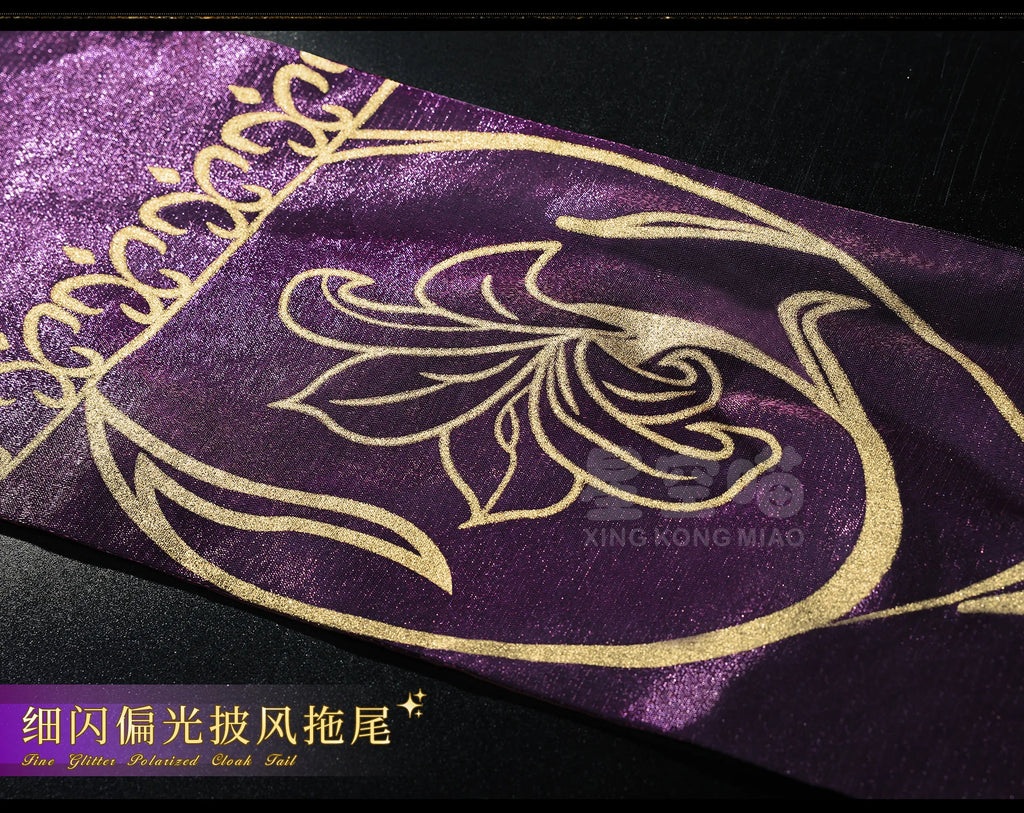 Love and Deepspace Xavier Rafayel Zayne Sylus Cosplay Costume The Dark Eclipse King Cloak Coat Prop Armor Crown Halloween Suit - Big Tim's Magic Emporium