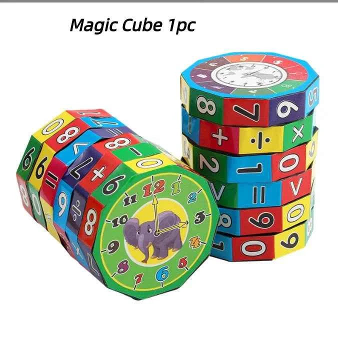 Montessori Arithmetic Toy - Magic Cylinder Mathematics Numbers Cube for Kids Learning and Counting Game Puzzle - Big Tim's Magic Emporium
