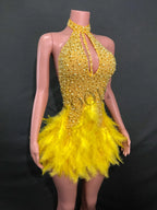Women's Showgirl Stage Wear Costume | Performance Outfit